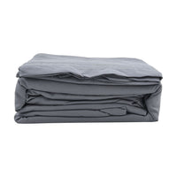 2200 Series 80 GSM Ivory Microfiber 4pc Sheet Set -King