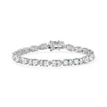 Brazilian Petalite and White Zircon Bracelet in Platinum Over Sterling Silver (6.50 In) 11.20 ctw - Sticky add to cart bar