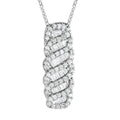 Diamond Pendant in Platinum Over Sterling Silver 0.50 ctw - Sticky add to cart bar