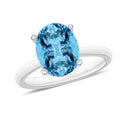 Rhapsody 950 Platinum AAAA Santa Maria Aquamarine Solitaire Ring (Size 10.0) 5.50 Grams 2.60 ctw - Sticky add to cart bar
