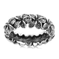 Bali Legacy Sterling Silver Floral Band Ring (Size 10.0) 5 Grams - Sticky add to cart bar