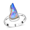 Artisan Crafted Rough Cut Ethiopian Welo Opal Solitaire Ring in Sterling Silver (Size 11.0) 2.15 ctw - Sticky add to cart bar