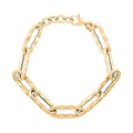 Onda d'oro Italian 10K Yellow Gold 8.2mm Chain Bracelet (7.0-8.0In) 5.15 Grams - Sticky add to cart bar