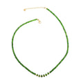 Luxoro AAA Chrome Diopside 80.00 ctw Beaded Necklace in 14K Yellow Gold (18-20 Inches) - Sticky add to cart bar
