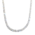 Certified & Appraised Iliana 18K Yellow Gold AAA Rainbow Moonstone Beaded Necklace 20 Inches 105.00 ctw - Sticky add to cart bar