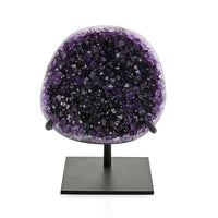 Amethyst with Removable Metal Stand -M