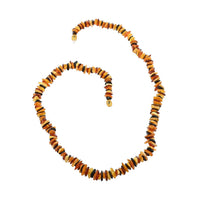 Multi Color Baltic Amber Chips Necklace
