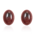 Baltic Amber Oval Stud Earrings in Sterling Silver - Sticky add to cart bar
