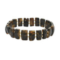 Black Baltic Amber Beaded Stretch Bracelet - Sticky add to cart bar