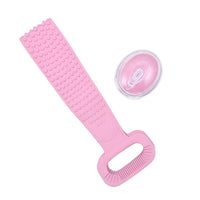 Plum Skin Brush and Silicone Back Brush