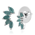 Premium Grandidierite Earrings in Platinum Over Sterling Silver 0.90 ctw - Sticky add to cart bar