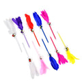 Set of 10 Multicolor Light-Weight Feather Pens (Black Ink) - Sticky add to cart bar