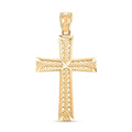 10K Yellow Gold Cross Pendant without Chain 1.4 Grams - Sticky add to cart bar