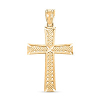 10K Yellow Gold Cross Pendant without Chain 1.4 Grams
