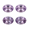 AA Rose De France Amethyst Set of 4 (Ovl 7x5 mm) 2.81 ctw Loose Gemstone - Sticky add to cart bar