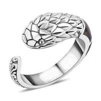 Abalone Shell Ring in Sterling Silver (Size 6.5)