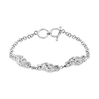 Bracelet in Sterling Silver (7.50 In) (9.85 Grams)