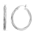 Hoop Earrings in Sterling Silver 3.05 Grams - Sticky add to cart bar