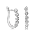 Diamond Accent Earrings in Platinum Over Sterling Silver - Sticky add to cart bar