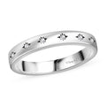 Diamond Accent Ring in Platinum Over Sterling Silver (Size 6) - Sticky add to cart bar