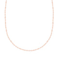 14K Rose Gold Over Sterling Silver Adjustable Link Chain Necklace 24 Inches 2.80 Grams - Sticky add to cart bar