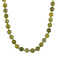Connemara Marble Beaded Necklace 18-20 Inches in Stainless Steel 300.00 ctw - Sticky add to cart bar