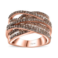 Natural Champagne Diamond Ring 1.50 ctw
