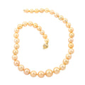 Certified & Appraised Iliana 18K Yellow Gold AAAA South Sea Golden Pearl Necklace 18 Inches - Sticky add to cart bar
