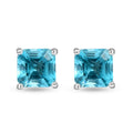 Betroka Blue Apatite Solitaire Stud Earrings in Platinum Over Sterling Silver 1.35 ctw - Sticky add to cart bar