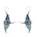 Bali Legacy Abalone Shell Manta Ray Earrings in Sterling Silver - Sticky add to cart bar