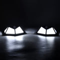 Set of 3 Black Solar Motion Sensor LED Wall Lamp - Sticky add to cart bar