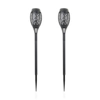 Closeout Set of 2 Solar Tiki Torch Lights 9