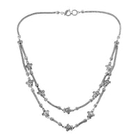 Bali Legacy Sterling Silver Turtle Necklace (20 Inches) (37.50 g)