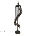 Turkish Moroccan Glass Mosaic Table Lamp (17"x17"x68.8") (110V, US Plug, Without Bulb, 30W) - Sticky add to cart bar