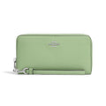 Coach Pistachio Pebble Leather Long Zip Around Wallet - Sticky add to cart bar