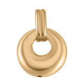 10K Yellow Gold Electroform Circle Pendant 0.25 Grams - Sticky add to cart bar