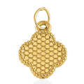Luxoro 10K Yellow Gold Electroform Clover Pendant without Chain 0.30 Grams - Sticky add to cart bar