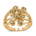 Premium Chrysoberyl Ring in Vermeil Yellow Gold Over Sterling Silver (Size 10.0) 1.10 ctw - Sticky add to cart bar