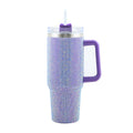 Purple 40 oz Rhinestone Tumbler - Sticky add to cart bar