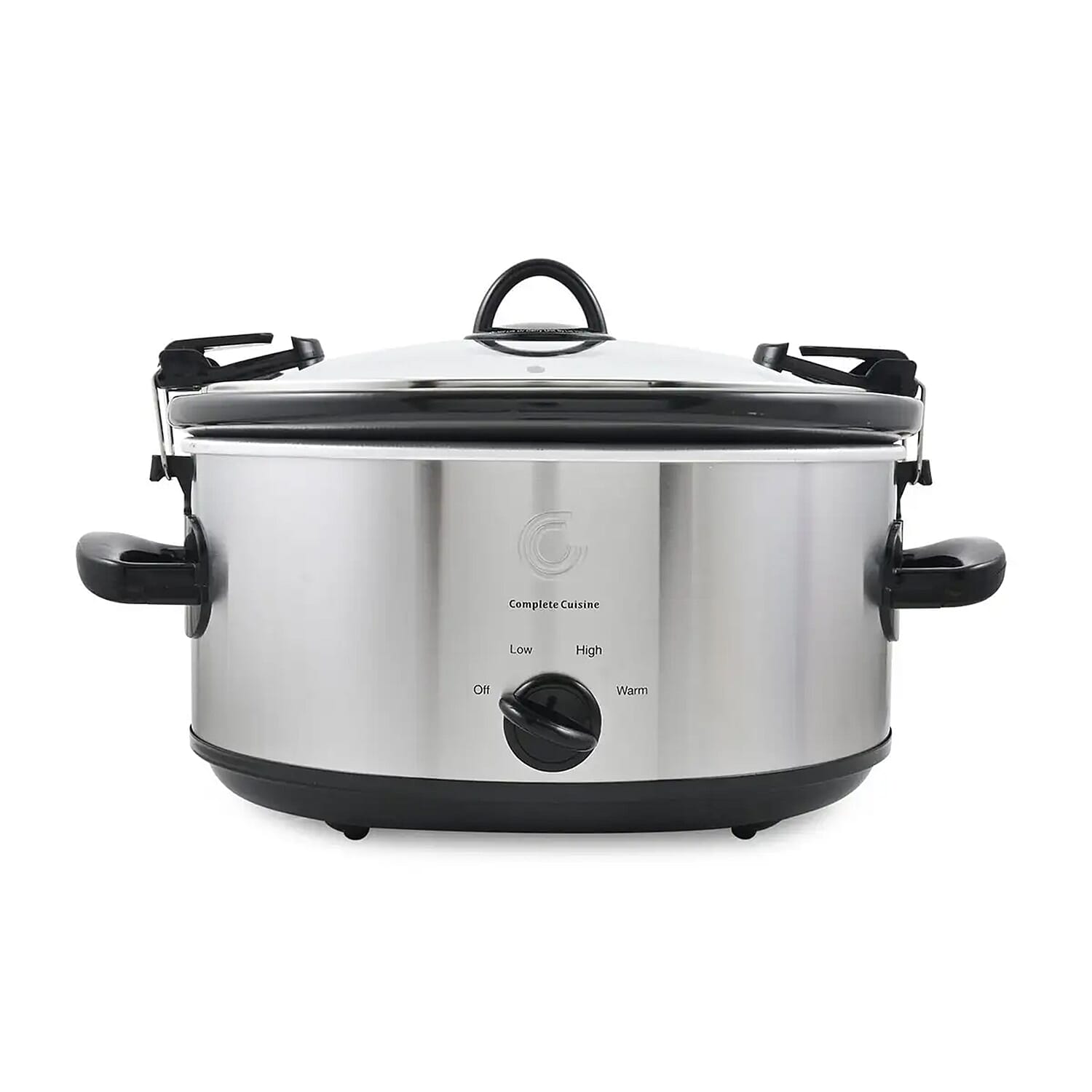 Complete Cuisine 6.0 QT Slow Cooker with Locking Lid