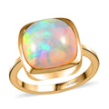 Luxoro 14K Yellow Gold AAA Ethiopian Welo Opal Solitaire Ring (Size 10.0) (4.15 g) 6.50 ctw - Sticky add to cart bar