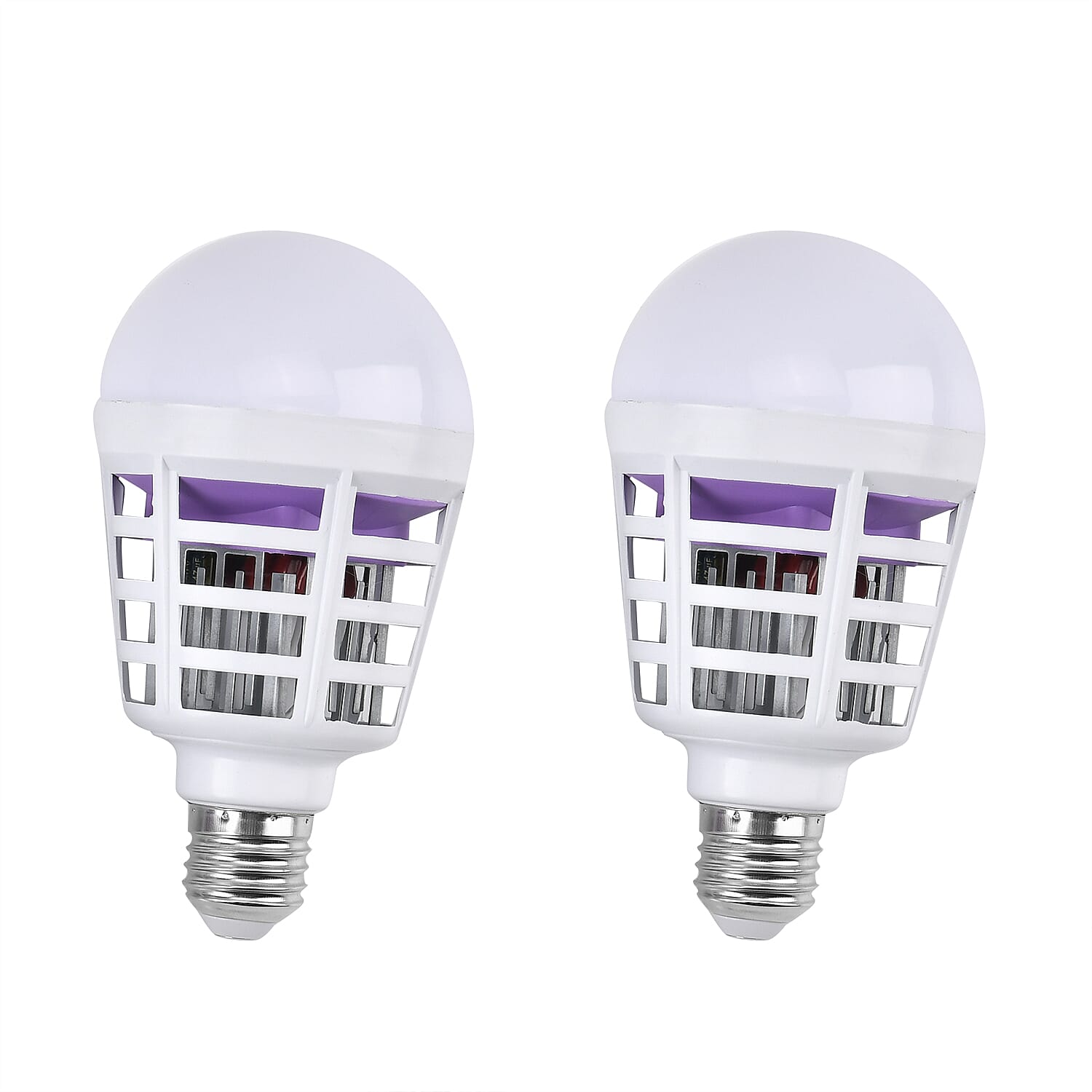 Homesmart Set of Two 2-in-1 LED and Mosquito Killing Bulb (15W, Lumen - 1200, Base -E27)
