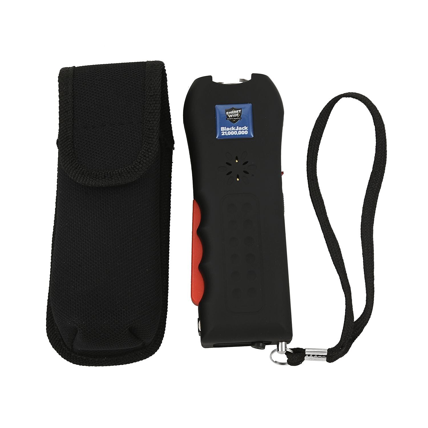 Streetwise Black and Red Stun Gun (5x1.5")