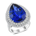 Chairman Vault Collection Certified & Appraised Rhapsody 950 Platinum AAAA Tanzanite, Diamond (E-F, VS) (1.99 cts) Ring (Size 7.0) (16.90 g) 18.80 ctw - Sticky add to cart bar