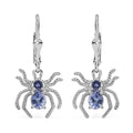 D'Joy Tanzanite Spider Earrings in Platinum Over Sterling Silver 0.80 ctw - Sticky add to cart bar