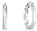 Sterling Silver 20mm Hoop Earrings 2.40 Grams - Sticky add to cart bar