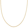 14K YG 1.5mm Rope Chain Necklace 1.60 Grams - Sticky add to cart bar