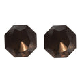 AA Brazilian Smoky Quartz Set of 2 (Octillion 8 mm) 4.60 ctw Loose Gemstone - Sticky add to cart bar