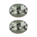 Montezuma Prasiolite Set of 2 (Ovl 8x6 mm) 1.95 ctw Loose Gemstone - Sticky add to cart bar