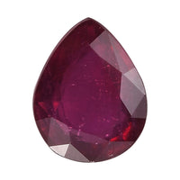 AA Niassa Ruby (FF) (Pear 9x7 mm) 1.69 ctw Loose gemstone